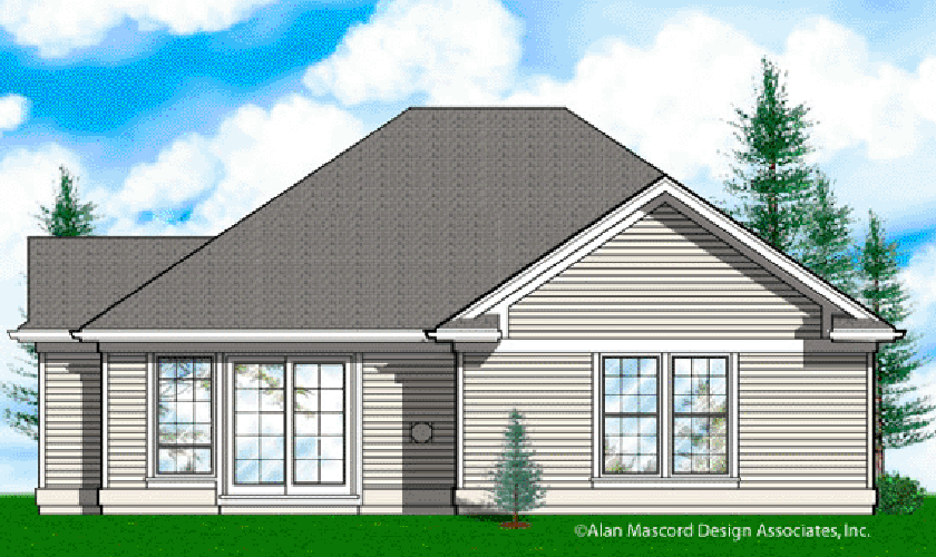 Mascord House Plan 1110: The Parker