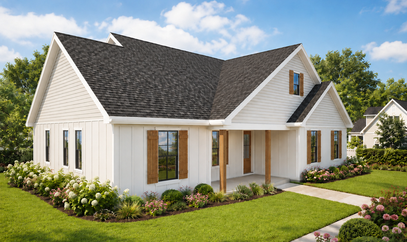 Mascord House Plan 11117: The Cedarfield