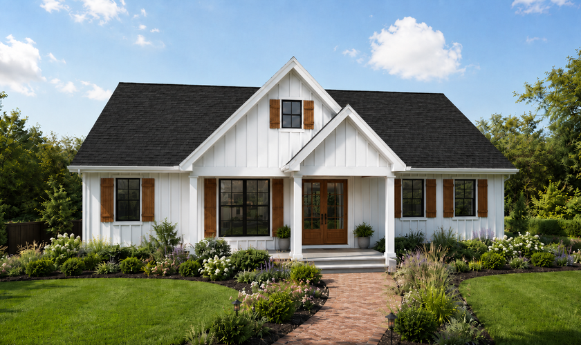 Mascord House Plan 11122: The Willowbrook Farmhouse