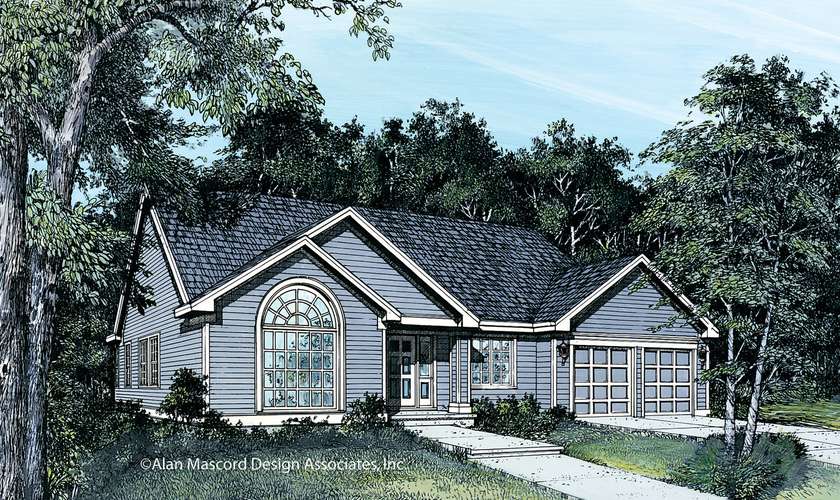 Mascord House Plan B1118A: The Parson