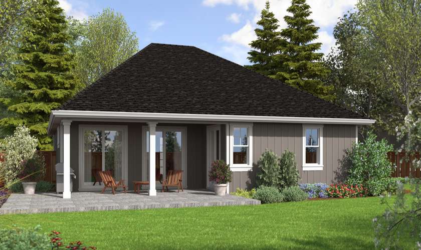 Mascord House Plan 1132EA: The Moorpoint