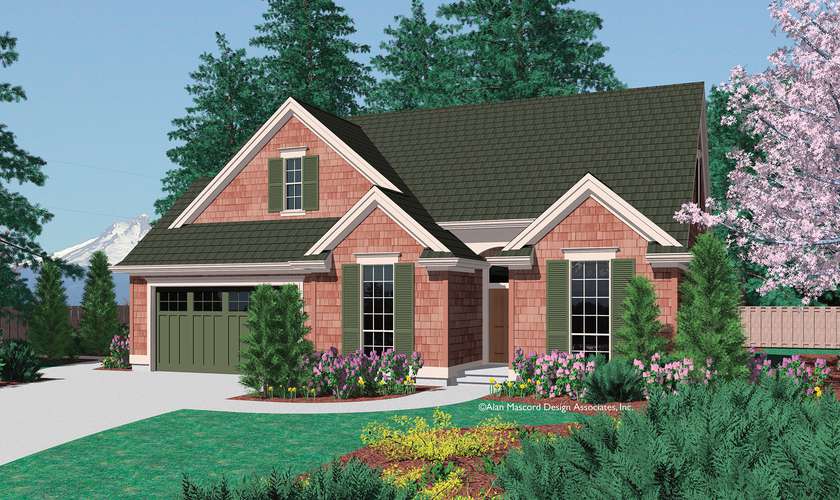 Mascord House Plan 1148: The Glenview