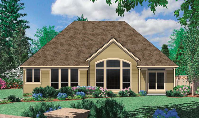 Mascord House Plan B1150A: The Calloway