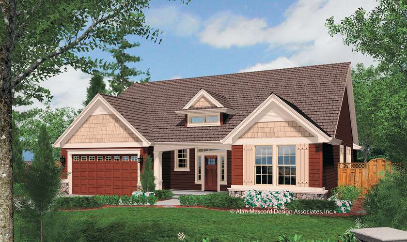 Mascord House Plan B1152: The Buckner