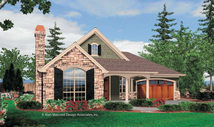 Mascord House Plan 1153: The Odell