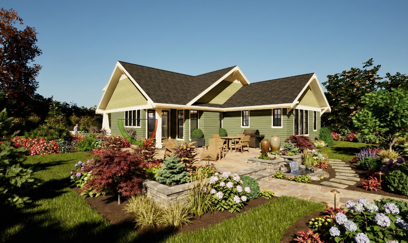 Mascord House Plan 1187E: The WIlliams