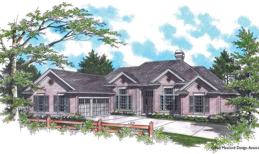 Mascord House Plan B1214: The Ellendale