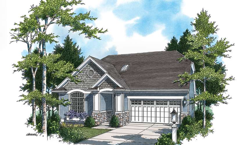 Mascord House Plan 1221C: The Lockport