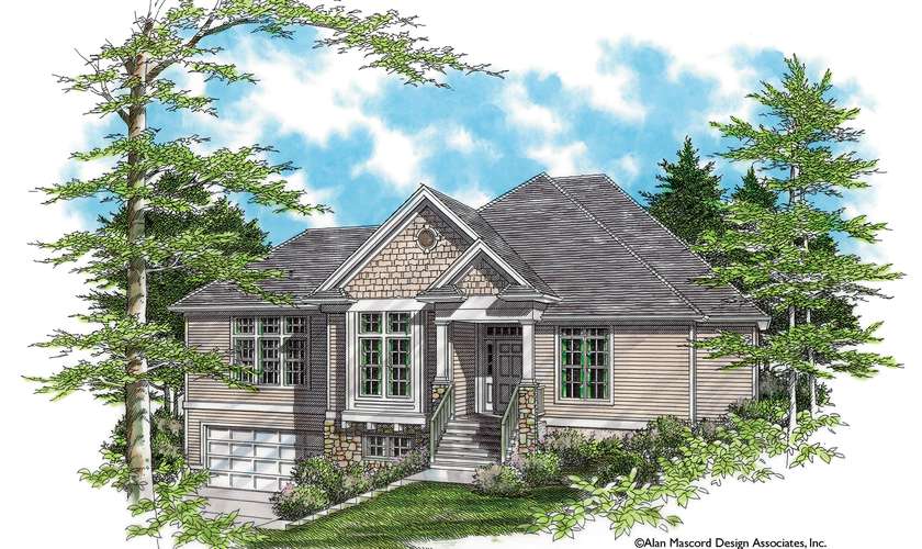 Mascord House Plan 1222: The Fayette