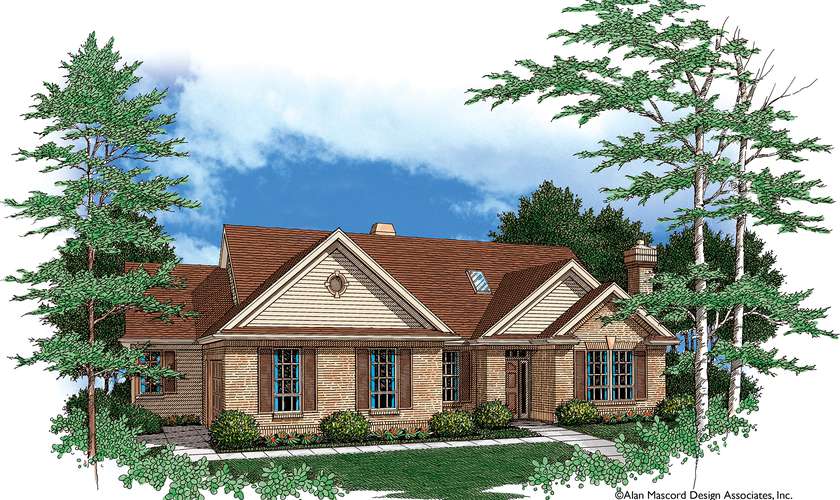 Mascord House Plan B1224: The Karlstad