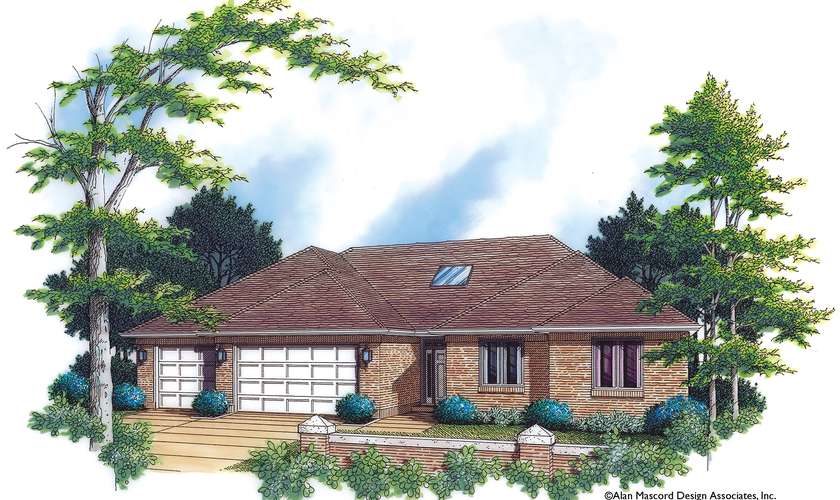 Mascord House Plan B1228B: The Emily