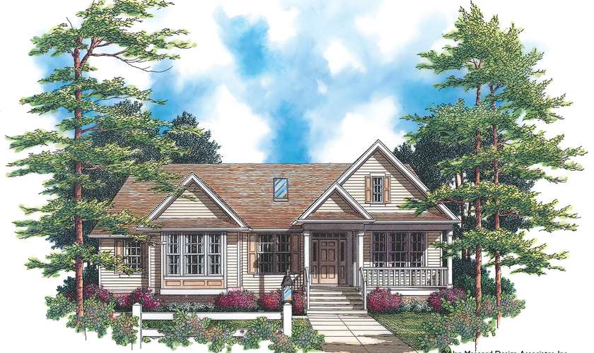 Mascord House Plan 1229: The Milton