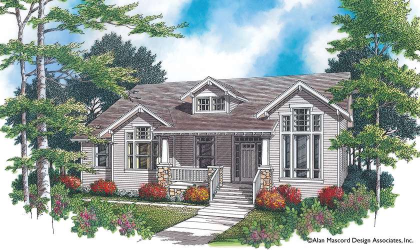 Mascord House Plan 1229A: The Preston