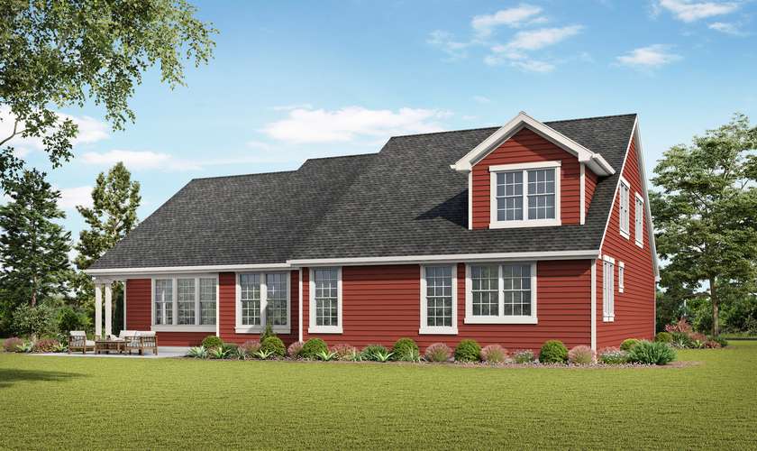 Mascord House Plan 1231EA: The La Quinta