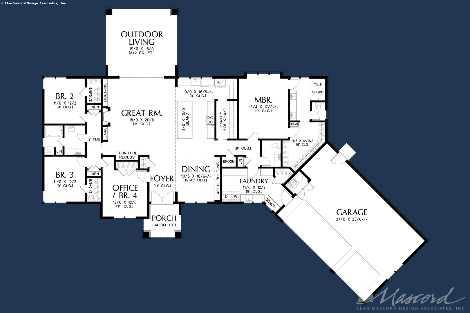 Luxury Modern Prairie Style House Plan 1006: Aurora