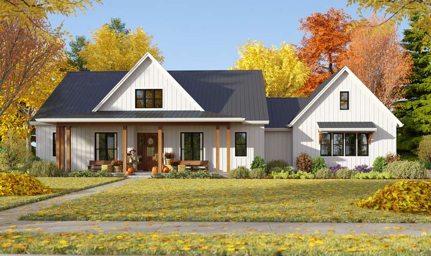 Mascord House Plan 1274A: The Cherry Park