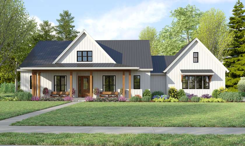 Mascord House Plan 1274A: The Cherry Park