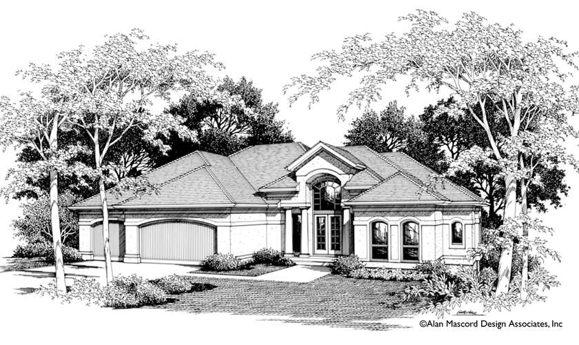 Mascord House Plan 1305: The Carenco