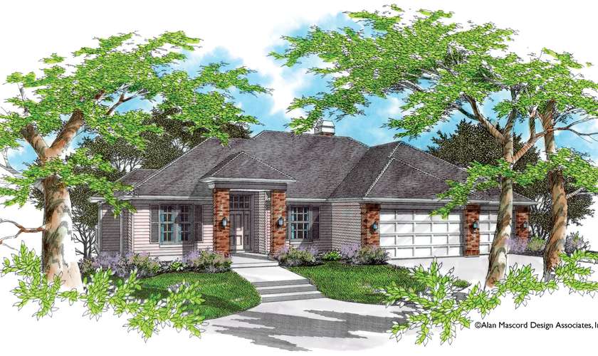 Mascord House Plan 1307: The Baldwin