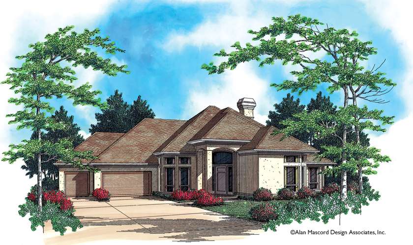 Mascord House Plan 1315: The Harlan