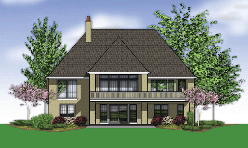 Mascord House Plan 1329A: The Langley