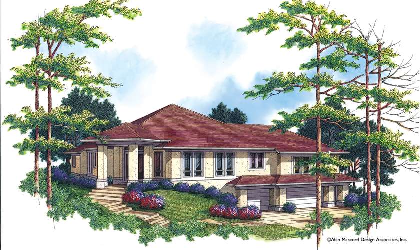 Mascord House Plan 1401: The Tarbell