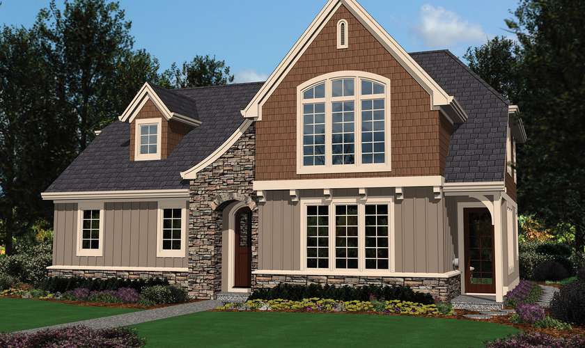 Mascord House Plan 2102AC: The DuMont