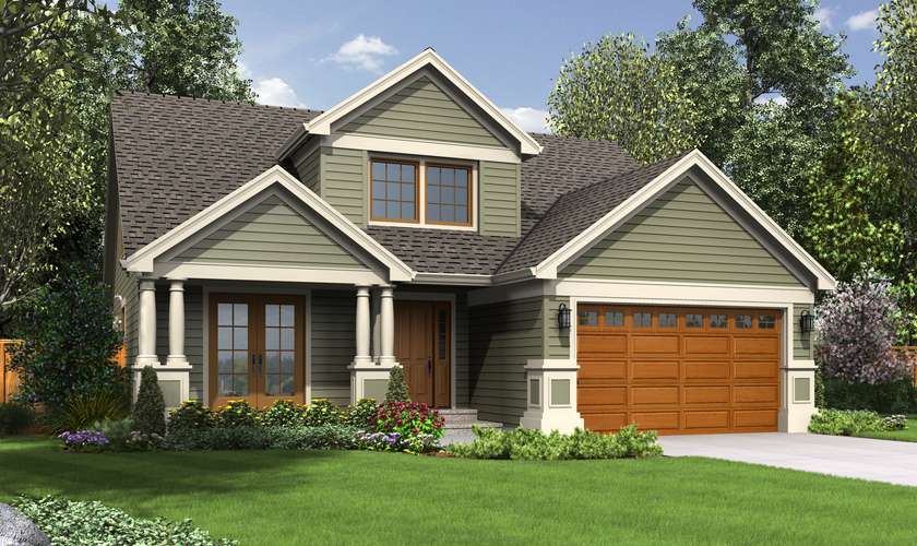 Mascord House Plan 2106C: The Wellborn