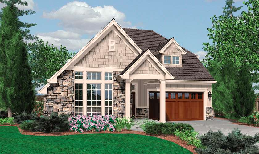 Mascord House Plan 21102A: The Marshall