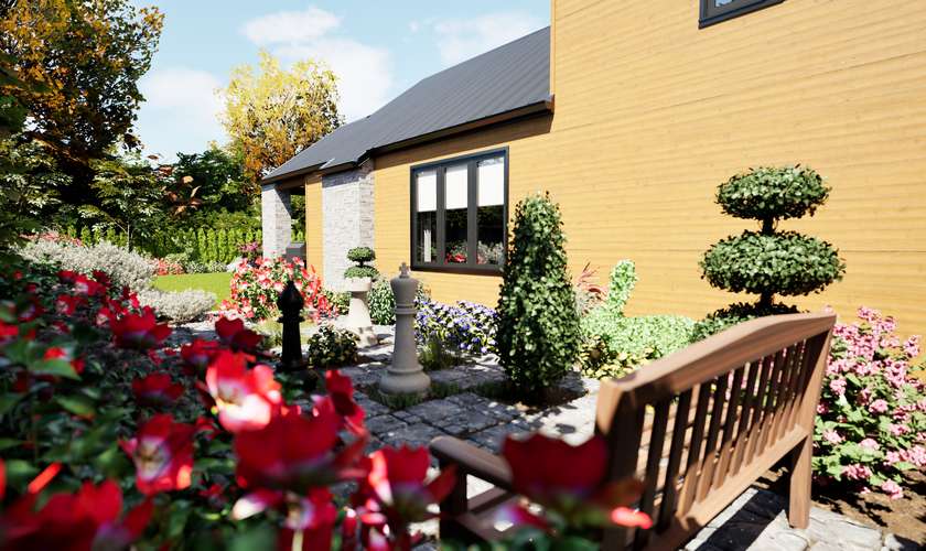 Mascord House Plan 21144B: The Antwerp