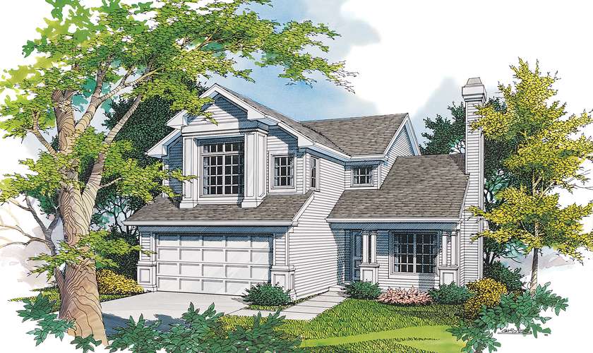 Mascord House Plan 2116B: The Donovan