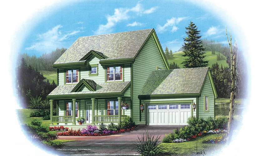 Mascord House Plan 2153: The Jamestown