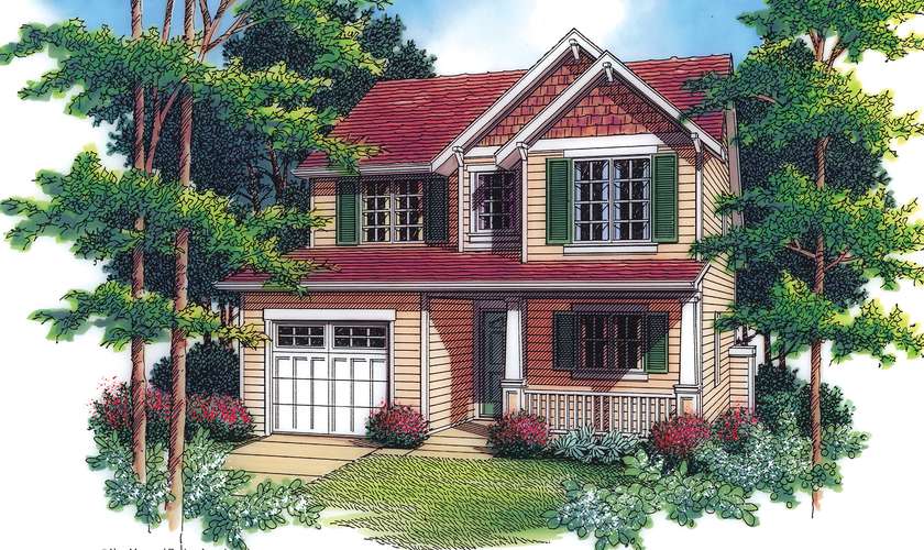 Mascord House Plan 2192: The Meredith