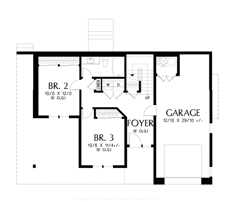 Lower Floor Plan image for Mascord Eagle Crest-Great Vacation Home or Mountain Retreat-Lower Floor Plan