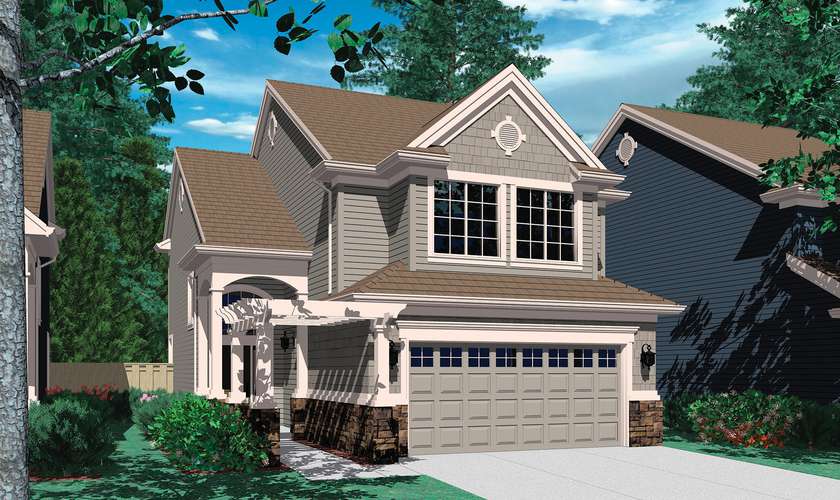 Mascord House Plan 2198: The Moraine