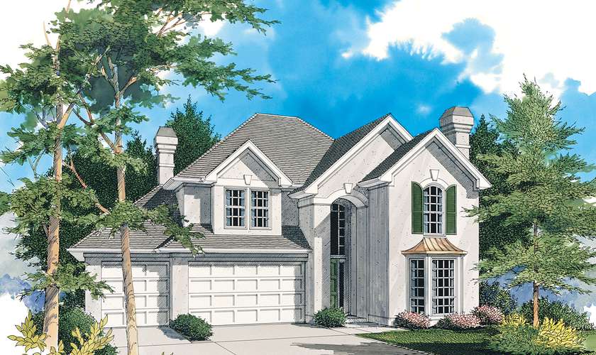 Mascord House Plan 2201: The Barnhart