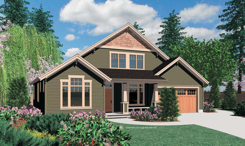 Mascord House Plan 22103A: The Stanton