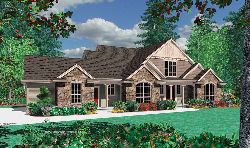 Mascord House Plan B22116: The Irvington