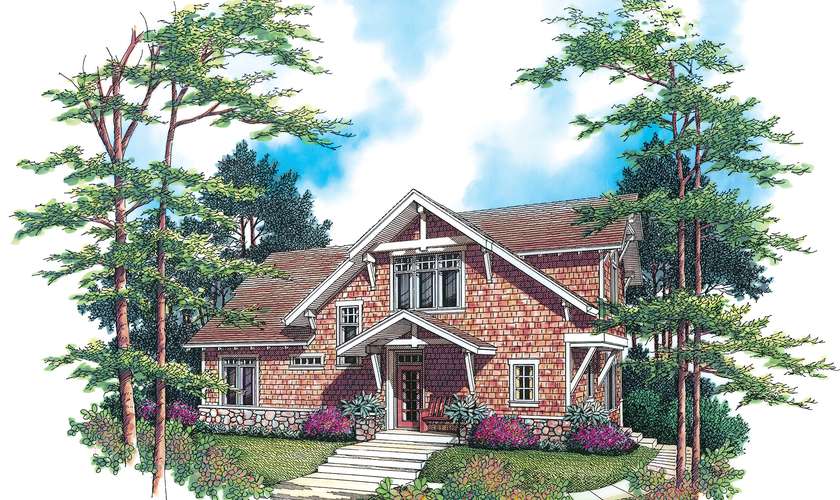 Mascord House Plan B22117: The Redmond