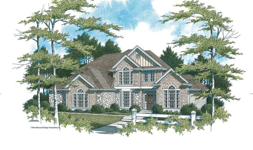 Mascord House Plan B22118: The Dunewood