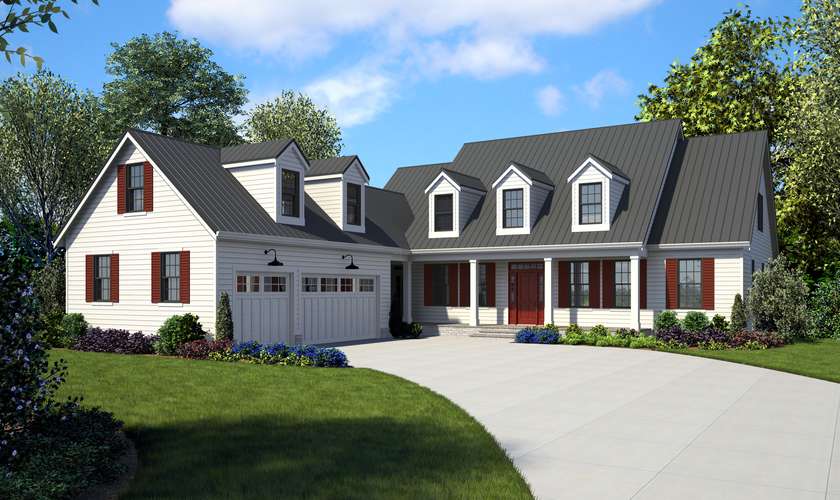 Mascord House Plan 22120: The Covington