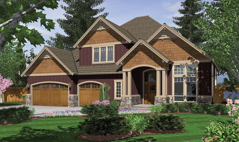 Mascord House Plan B22124C: The Hayes