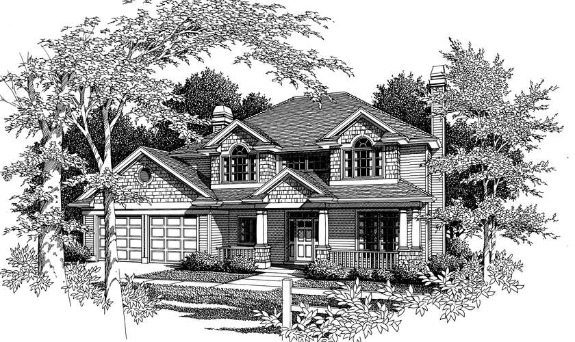 Mascord House Plan 2212G: The Melbourne