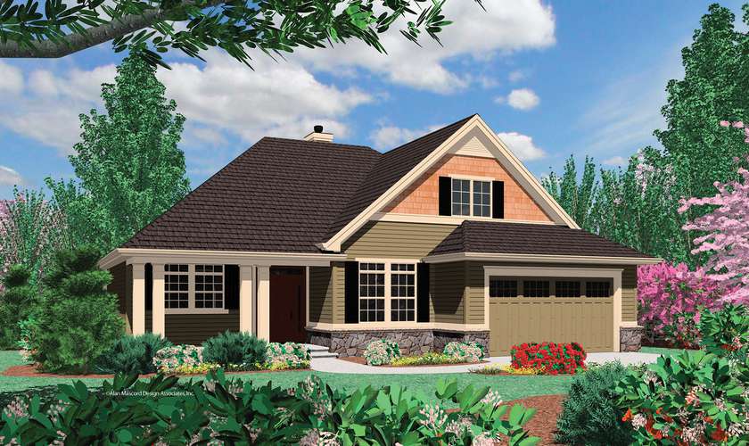 Mascord House Plan 22134: The Carillion