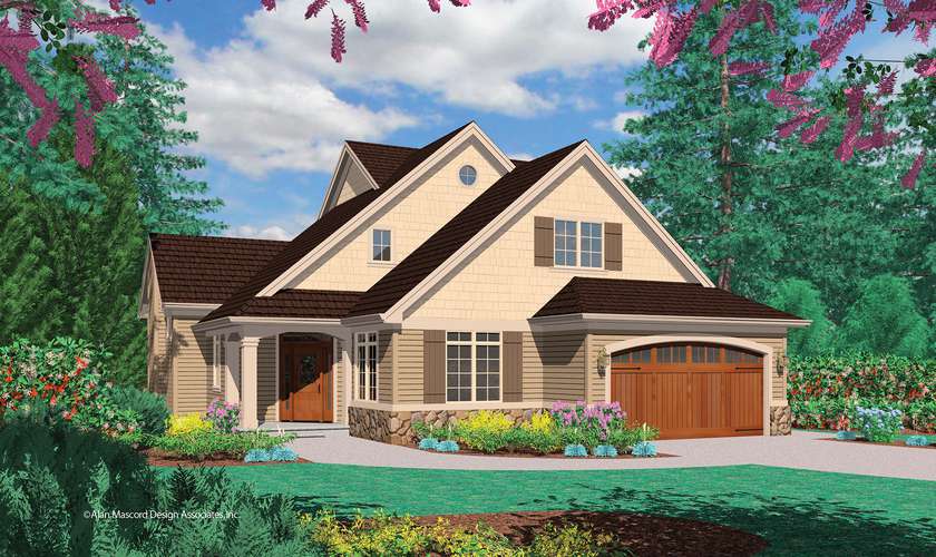 Mascord House Plan 22138: The Hillsboro