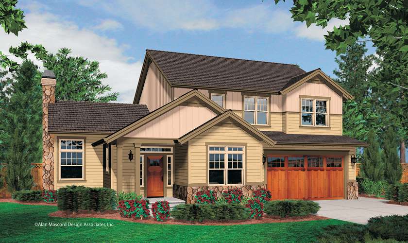 Mascord House Plan 22142: The Mereley