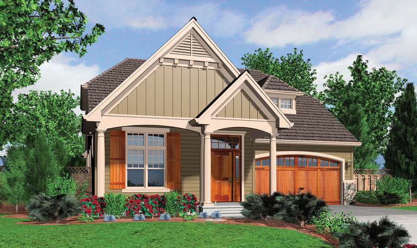 Mascord House Plan 22144A: The Seneca