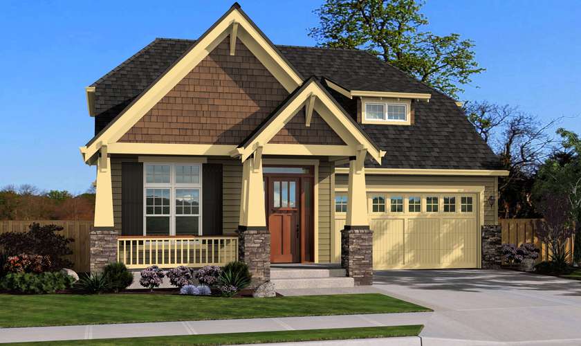 Mascord House Plan 22144A: The Seneca