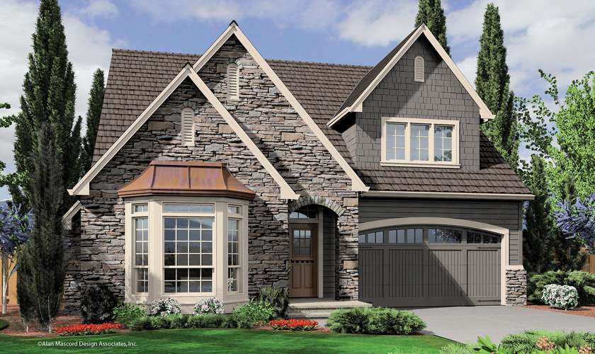 Mascord House Plan 22159: The Fairfield