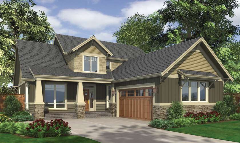 Mascord House Plan 22166: The Tanglewood